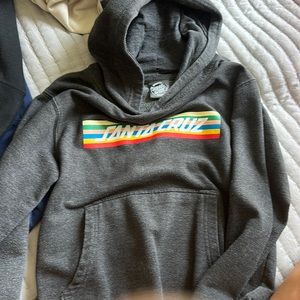 Santa Cruz Rainbow and black hoodie